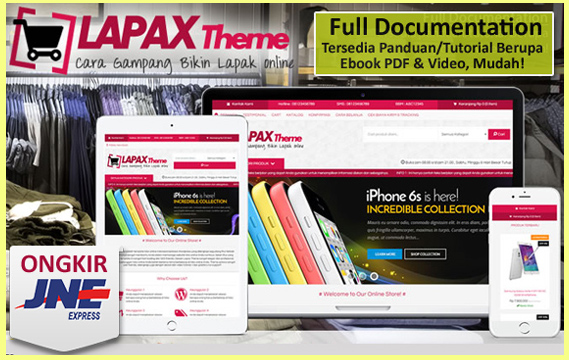 LapakTheme – Template Toko Online Indonesia dari Oketheme, Cara Gampang Bikin Lapak Online